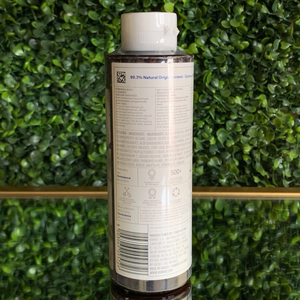 Korres GRECIAN GARDENIA Renewing Body Cleanser | NEW | Shower Gel Body Wash - Picture 10 of 11